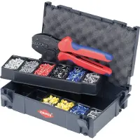 Knipex 97 90 23 puristuslajitelmat 0 5-6mm puristuspihdeillä