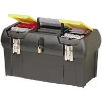 Stanley 60 cm Seriepro Työkalulaatikko - Kestäviä Metallikiinnityksiä - 2 Järjestäjää