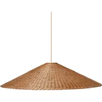 Ferm Living Dou varjostin 90 cm, luonnonvärinen