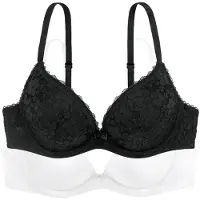 Dorina Sonia-2Pp Push Up Plunge - White - 75 D