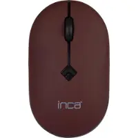Inca IWM-231RB, Molempikätinen, Optinen, Langaton RF, 1600 DPI, Musta, Ruskea