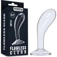 Lovetoy Flawless Clear Prostate Plug 15cm