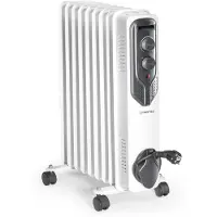 Trotec Öljylämmitin, 2000 W, siirrettävä, 9-rivinen, 3 tehotasoa – TRH 20 E