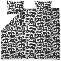 Finlayson pussilakanasetti tupla Pesue 240x210+2x50x60 musta-valkoinen