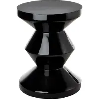 Pols Potten Zig Zag - Black - Ø35.5X H46CM