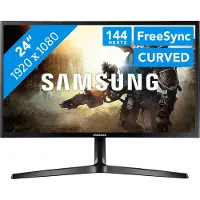 Samsung C24RG54FQR, 61 cm (24"), 1920 x 1080 pikseliä, Full HD, LED, 4 ms, Musta (LC24RG54FQRXZG)