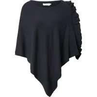 Cream Odettecr Poncho - Navy - ONE SIZE