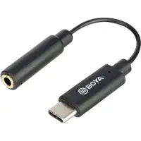 Boya BY-K4 3.5mm TRS naaras - USB-C uros sovitin
