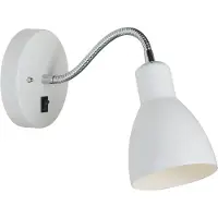 Nordlux Cyclone Flex seinävalaisin E14 37cm valkoinen