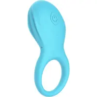 Dream Toys - Blue Lagoon värisevä penisrengas, moottoroitu, ladattava, silikoninen, vaaleansininen
