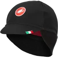 Castelli Difesa Thermal Cap Black Red