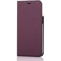 Wave Book Case suojakotelo iPhone 12 Pro Max sangria