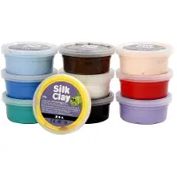 Creativ Company Silk Clay 10x40 g muovailumassa