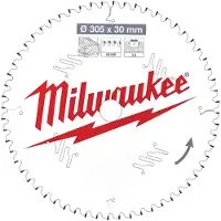 Milwaukee pyörösahanterä Ø305/30x3.0 mm, 60 td, puulle