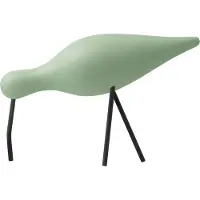 Normann Copenhagen Shorebird, iso, vaaleanvihreä - musta