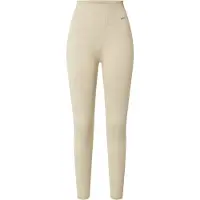 Aim'n Beige Ribbed Seamless Tights - Beige - M