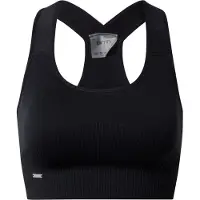 Aim'n Women's High Support Ribbed Bra Black L