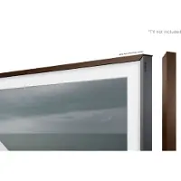 Samsung Kehys 65" The Frameen (2017-2020, ei Frame Prohon), Tumma puu