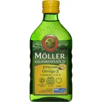Möller kalanmaksaöljy sitruuna, 250 ml
