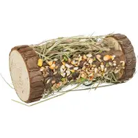 Trixie Wooden Tower with Mountain Meadow Hay 13 × 17 × 13 cm 110 g