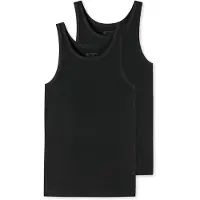 Schiesser Singlet - Black - XXXL