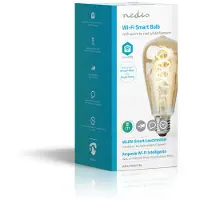 Nedis SmartLife älykäs LED-filamenttilamppu, WiFi, E27, 350 lm, valkoinen