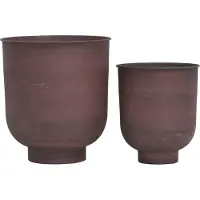 House Doctor Planter, Hdvig, Burnt Henna - Burgundy - S:H:35CM.XL:30CM.L:H:45