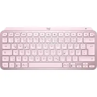 Logitech MX Keys Mini - Tastatur - bagbelyst - Bluetooth - QWERTY - USA - Pink