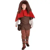Mask World Ronja Ryövärintytär Lapset Naamiaisasu - Small