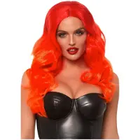 Leg avenue Ombre Long Wavy Wig Orange