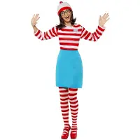 Smiffys Where's Wally Wenda Naamiaisasu - X-Small