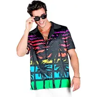 Widmann 80-luvun Miami-paita Miesten - X-Large