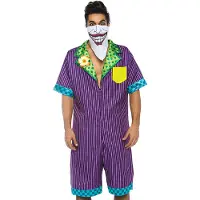 Leg avenue Jokeri Jumpsuit Deluxe Naamiaisasu - X-Large