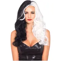 Leg avenue Cruella Wig Black/White