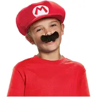 Adlibris Super Mario Role Play Hat + Mustach