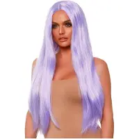 Leg avenue Pitkä Suora Violetti Deluxe Peruukki - One size