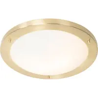QAZQA Moderni kattovalaisin kulta 41 cm IP44 - Yuma