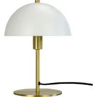 Dyberg Larsen Malmø Hvid/ Messing Bordlampe - White - ONE SIZE