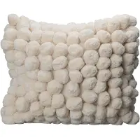 By On Pom Pom tyyny, 45 x 45 cm Off white