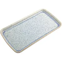 Denby - Halo Speckle Tarjoiluastia 14,5x26 cm Harmaa/Musta