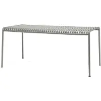 HAY Palissade Pöytä 170x90 Cm - Puutarhapöydät Jauhemaalattu Teräs Harmaa - AA693-A377-AA79