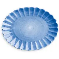 Mateus Oyster lautanen 30x35 cm Vaaleansininen