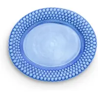 Mateus Bubbles-lautanen, ovaali 35 cm Vaaleansininen