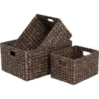 Dixie Water Hyacinth Korit 3-pakkaus L - Korit Vesihyasintti Ruskea - 45136