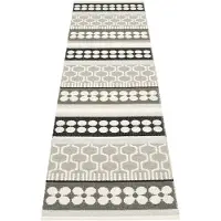Pappelina Asta Matto 70x180 Cm Lämmin - Kuviolliset matot Pvc Harmaa - AS9D718