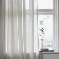 Mimou Lyx Hotelvoile Verhot 290x250 Cm Natural - Verhot Polyesteri Luonnonvaalea - WIS17902