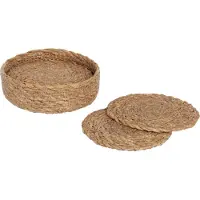 Dixie Ella lasinaluset Ø10,5 cm 6-pack Natural