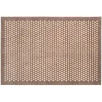 Tica Copenhagen Floormat Polyamide, 130X90 Cm, Dot Design - Beige - 130X90X0.7CM
