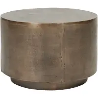 House Doctor Side Table, Hdrota, Antique Brass - Brown - 50X50X35