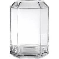 Louise Roe Jewel Vase, Giant Clear - Nude - H26CM